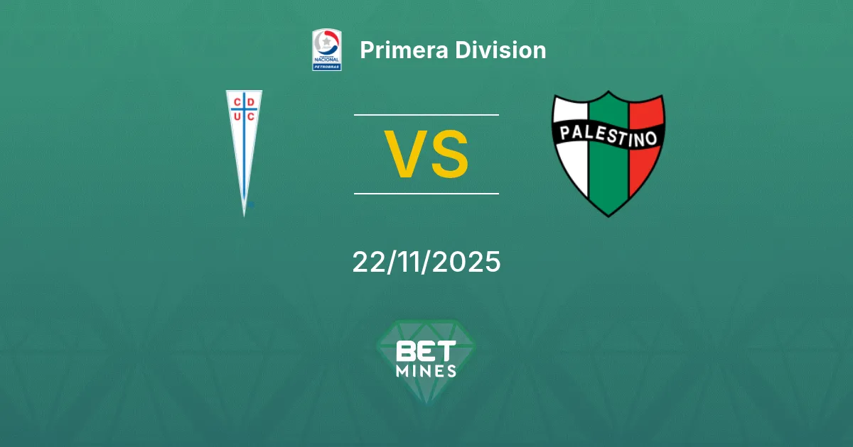 Universidad Católica vs Palestino Prediction: Match Preview and Analysis | Primera Division 22-11-2025