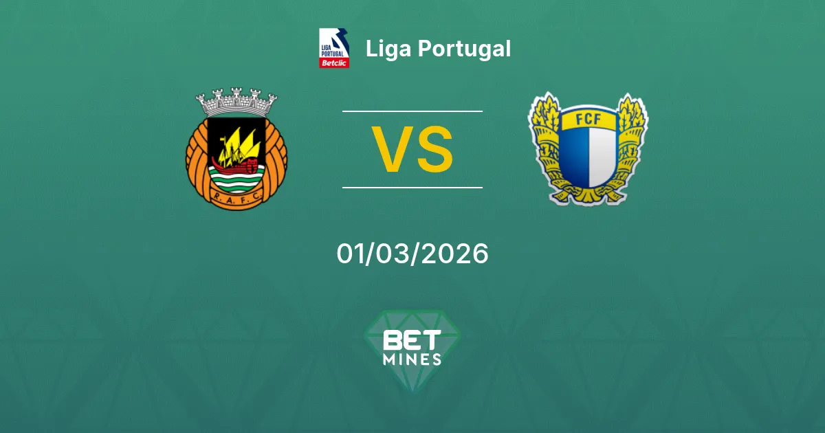 Rio Ave vs Famalicão Pronostic : Aperçu et Analyse du Match | Liga Portugal 01-03-2026