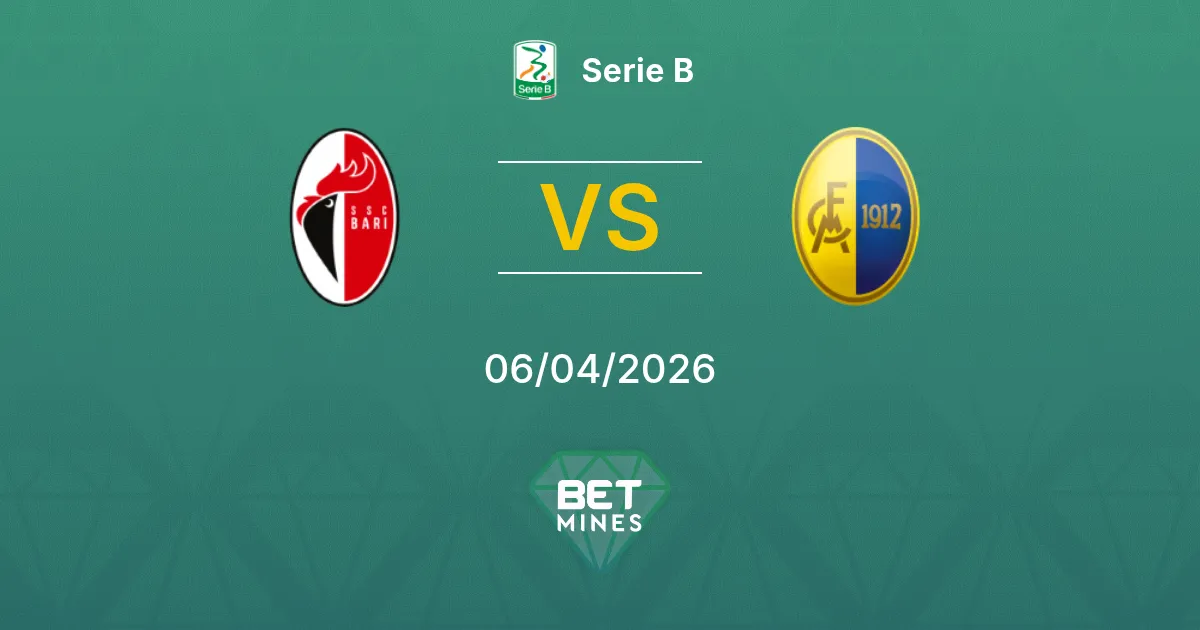 Bari 1908 vs Modena Pronóstico: Previa y Análisis del Partido | Serie B 06-04-2026