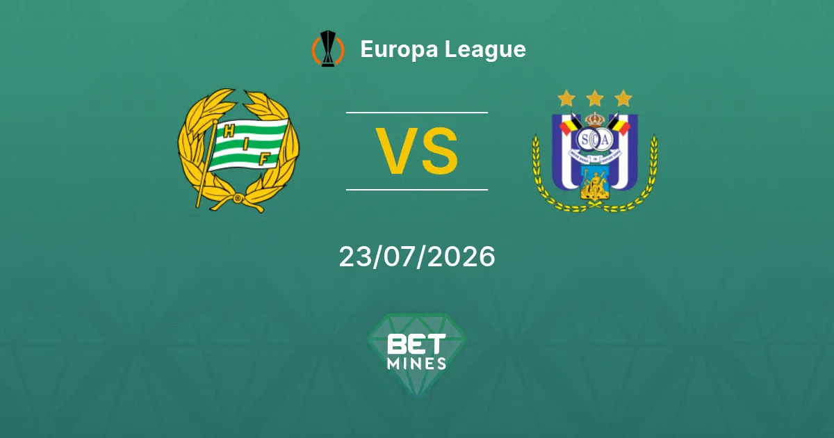 Hammarby vs Anderlecht Prediction: Match Preview and Analysis | Europa League 23-07-2026