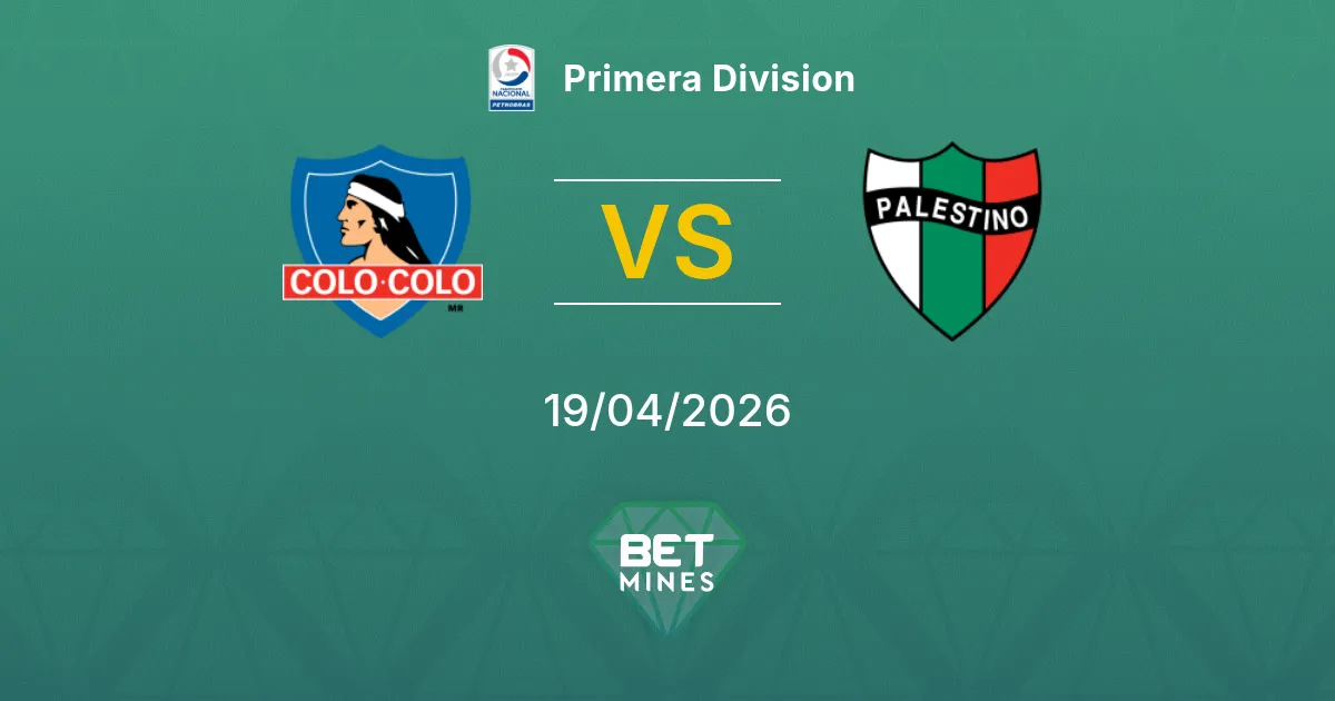 Colo-Colo vs Palestino Pronostico: Anteprima e Analisi della Partita | Primera Division 19-04-2026