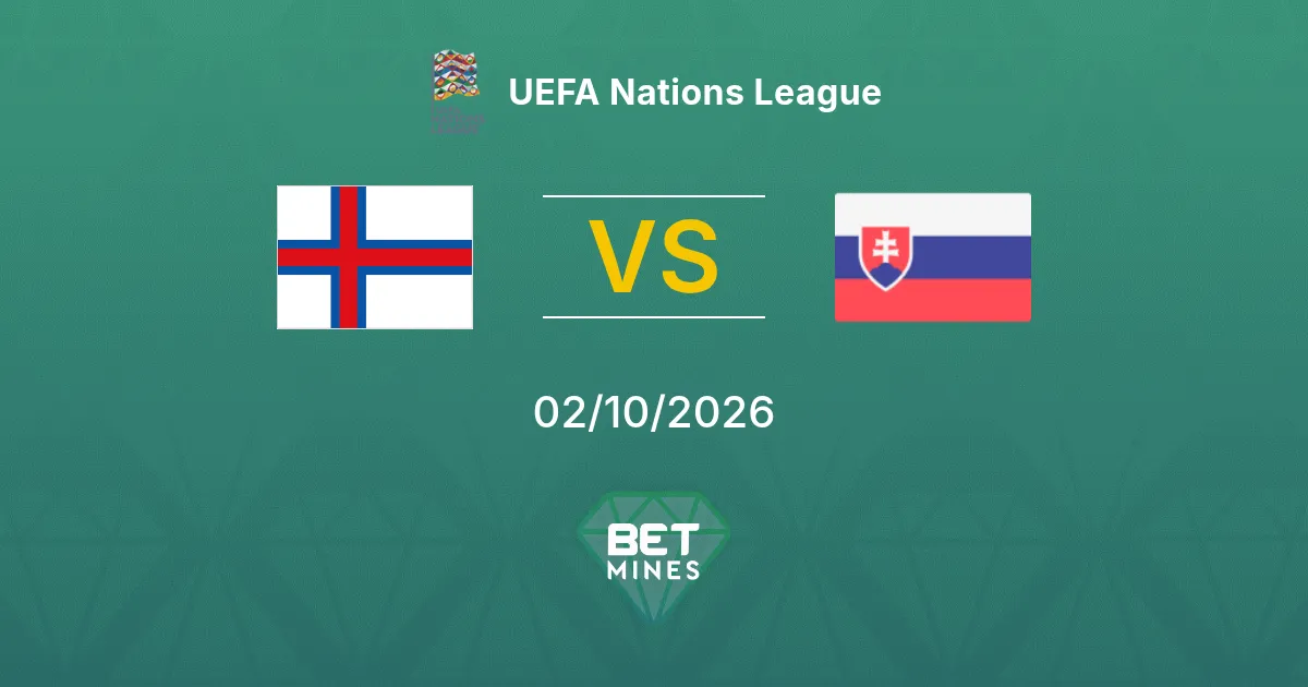 Faroe Islands vs Slovakia Prediction: Match Preview and Analysis | UEFA Nations League 02-10-2026