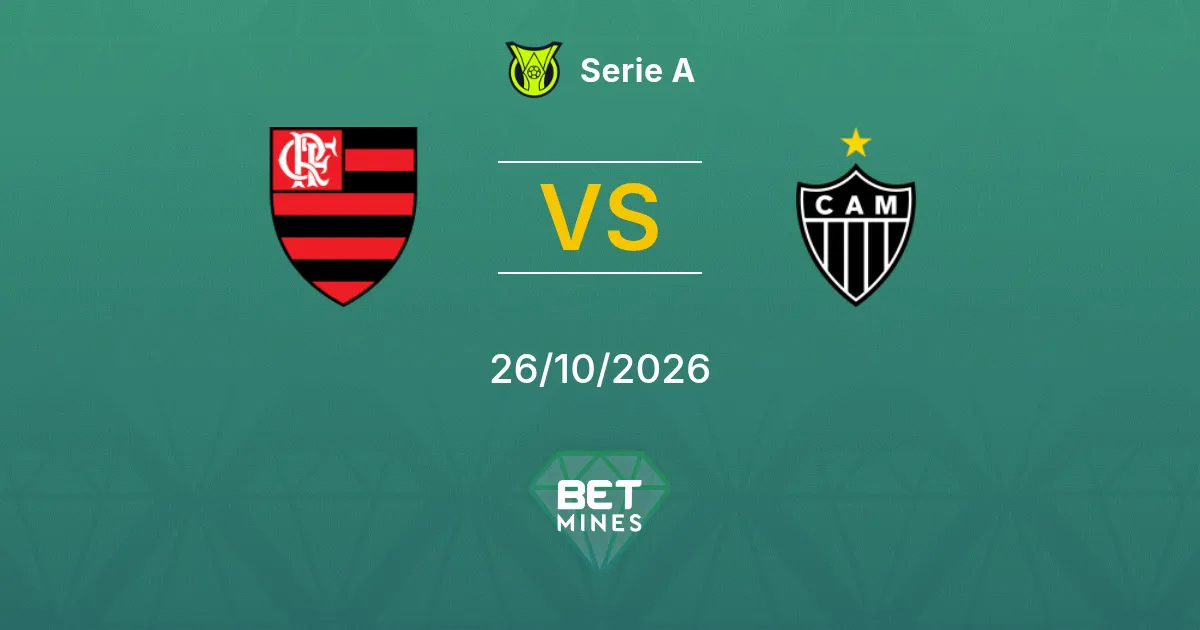 Flamengo vs Atlético Mineiro Pronóstico: previa y análisis del partido | Serie A 26-10-2026