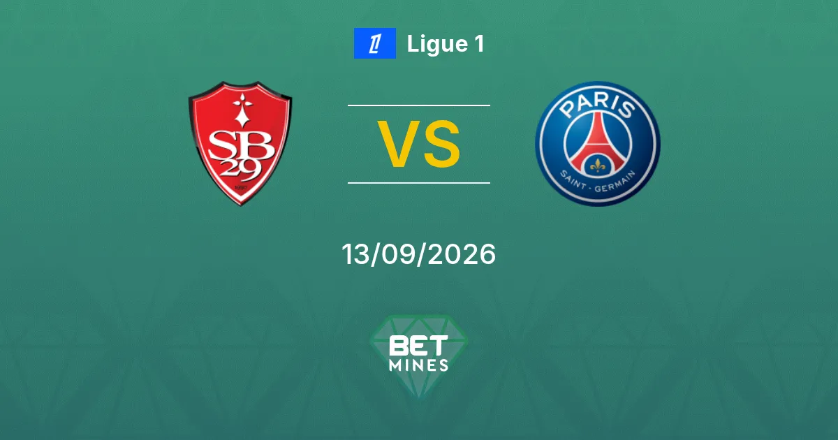 Pronóstico Brest vs Paris Saint-Germain: Previa y Análisis del Partido | Ligue 1 13-09-2026