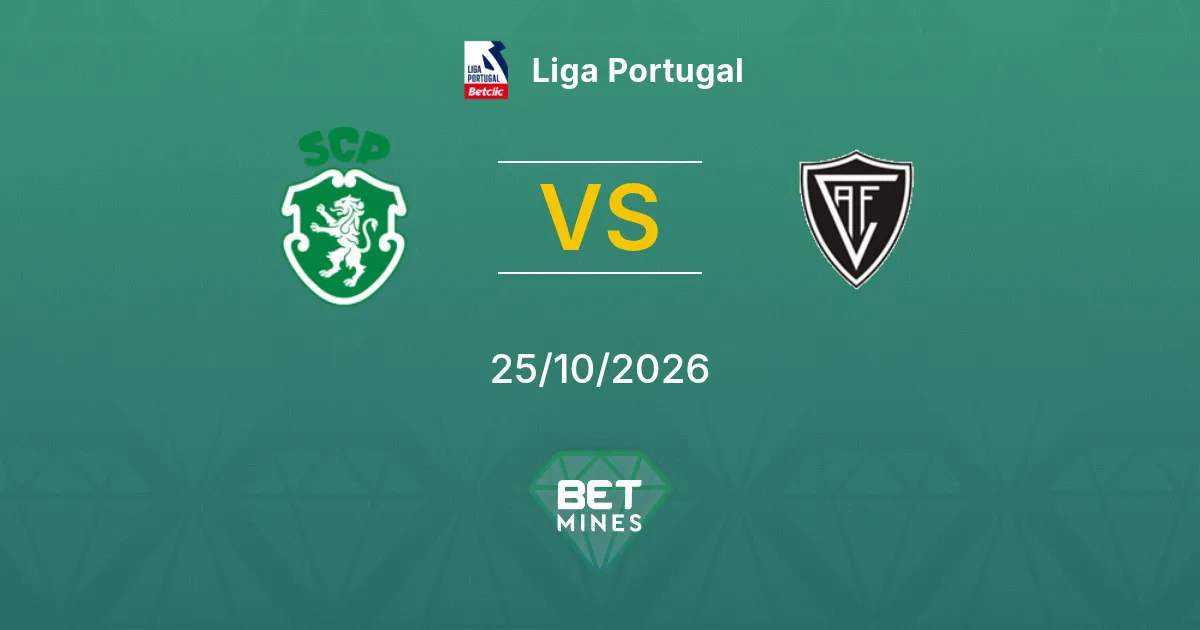 Sporting CP x Academico Viseu Palpite: prévia e análise da partida | Liga Portugal 25-10-2026