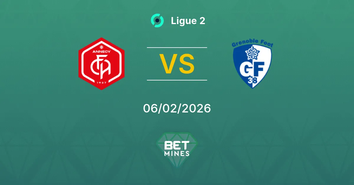 Annecy vs Grenoble Foot 38 Prediction: Match Preview and Analysis | Ligue 2 06-02-2026