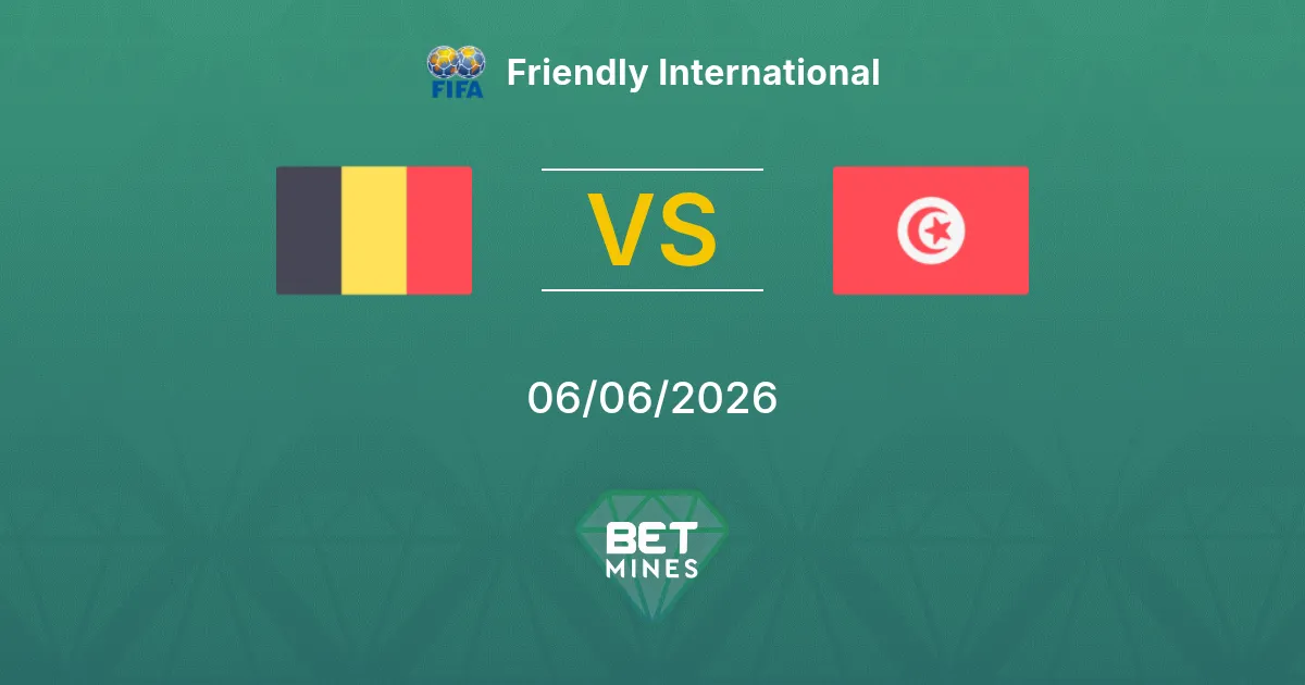 Belgium vs Tunisia