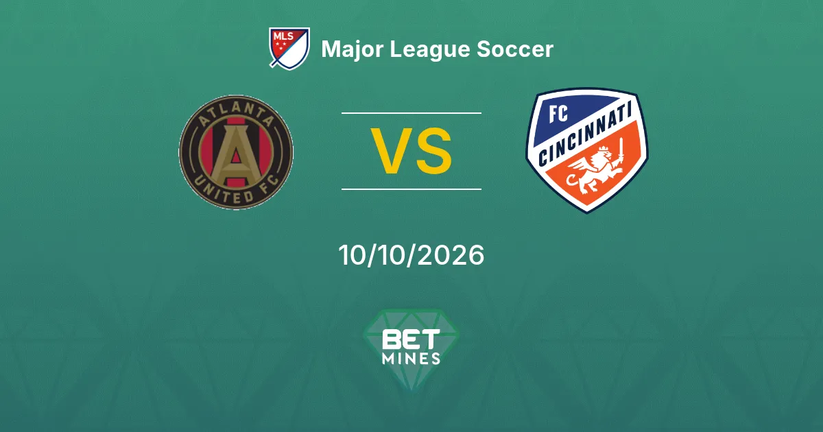 Atlanta United vs Cincinnati Prediction: Match Preview and Analysis | Major League Soccer 10-10-2026
