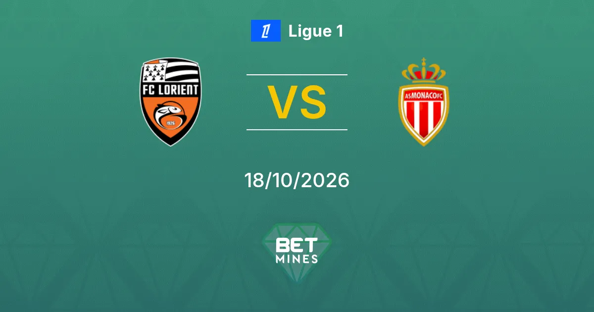 Lorient vs Monaco Pronostico: anteprima e analisi della partita | Ligue 1 18-10-2026
