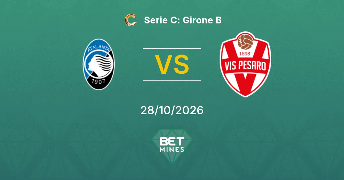 Atalanta II x Vis Pesaro: Palpite, prévia e análise da partida | Serie C: Girone B 28-10-2026