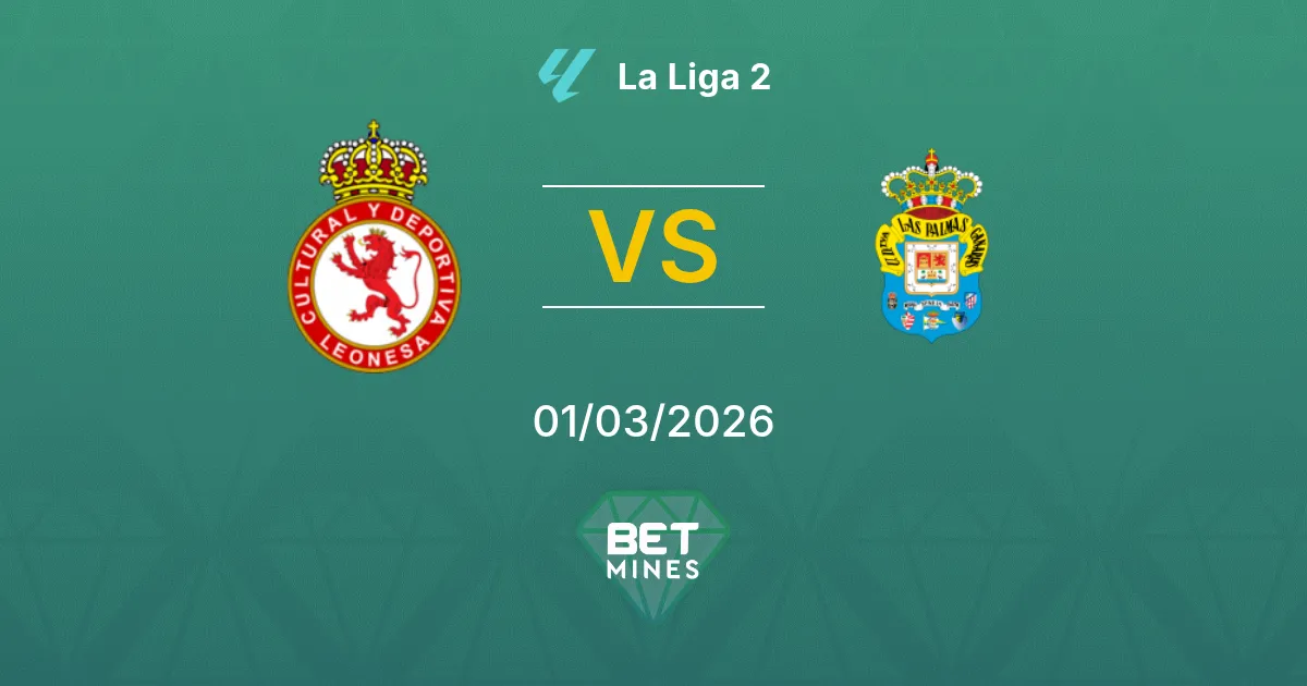 Cultural Leonesa vs Las Palmas Pronostic : Aperçu du Match et Analyse | La Liga 2 01-03-2026