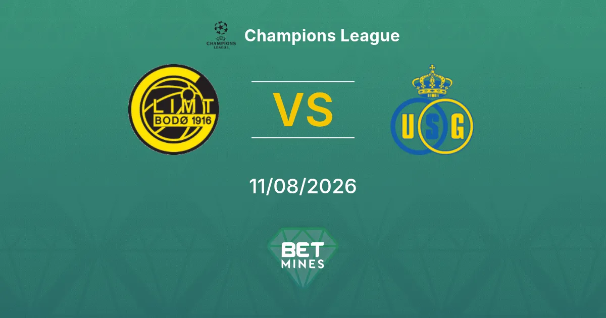 Pronóstico Bodø / Glimt vs Union Saint-Gilloise: Previa y Análisis del Partido | Champions League 11-08-2026