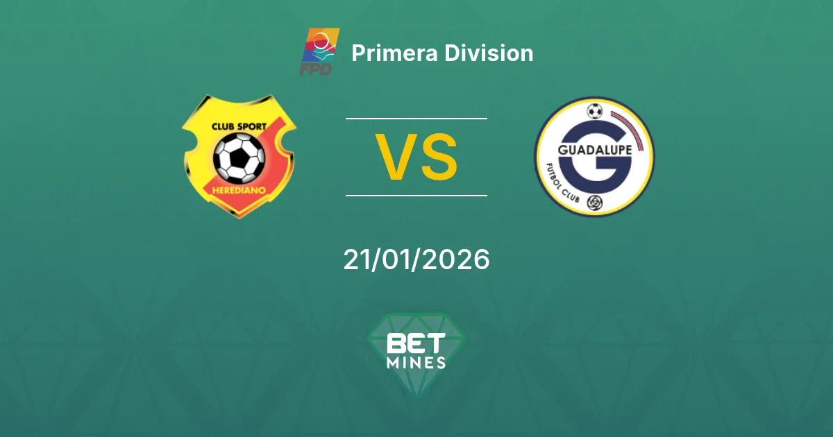 Herediano vs Guadalupe Prediction: Match Preview and Analysis | Primera Division 21-01-2026