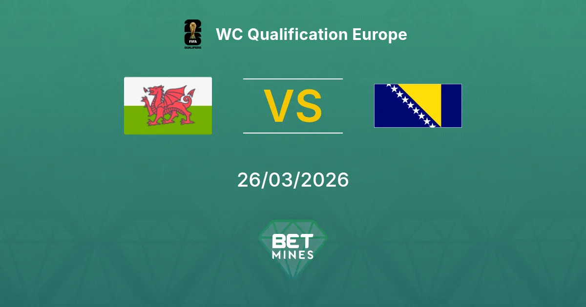 Wales vs Bosnia and Herzegovina Prediction: Match Preview and Analysis | WC Qualification Europe 26-03-2026