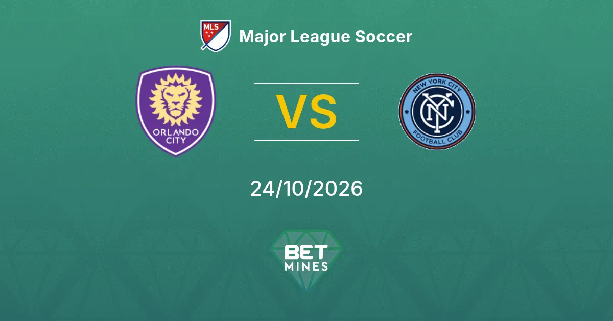 Orlando City vs New York City Pronostic : avant-match et analyse | Major League Soccer 24-10-2026