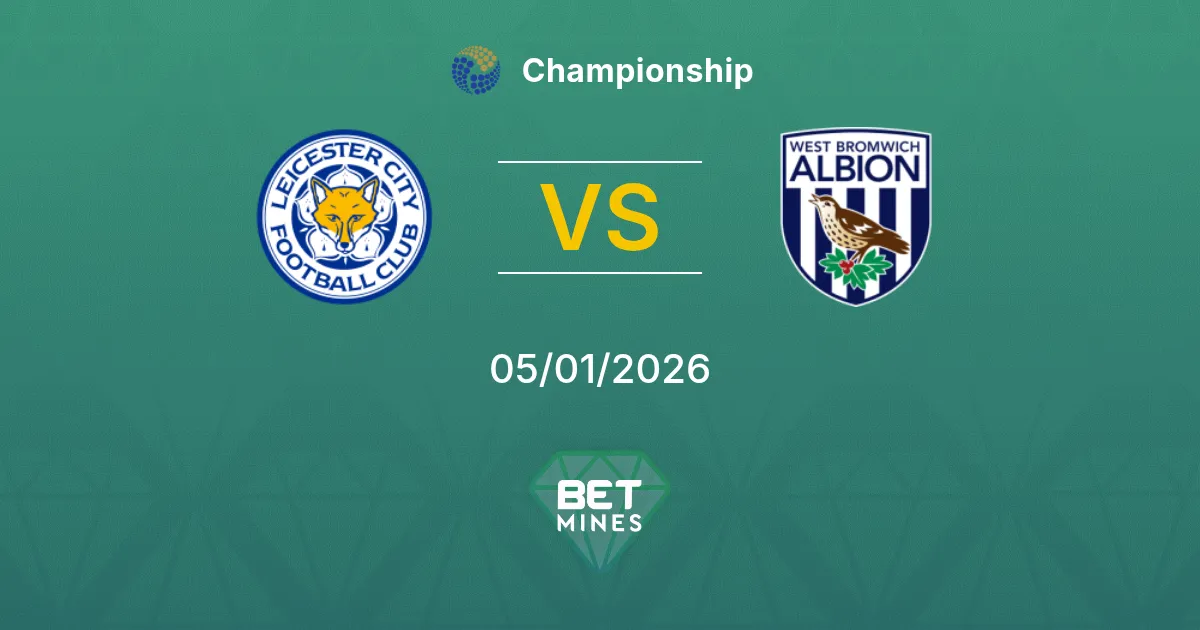 Leicester City vs West Bromwich Albion Pronostico: Anteprima e Analisi della Partita | Championship 05-01-2026