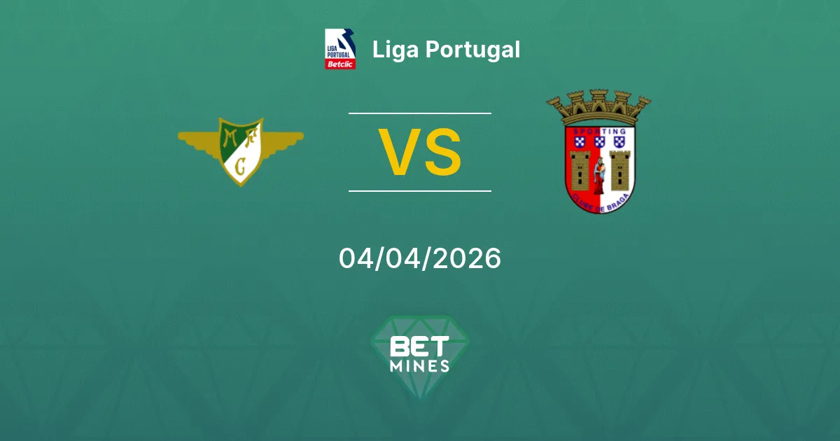 Moreirense vs Sporting Braga Pronóstico: Previa y Análisis del Partido | Liga Portugal 04-04-2026