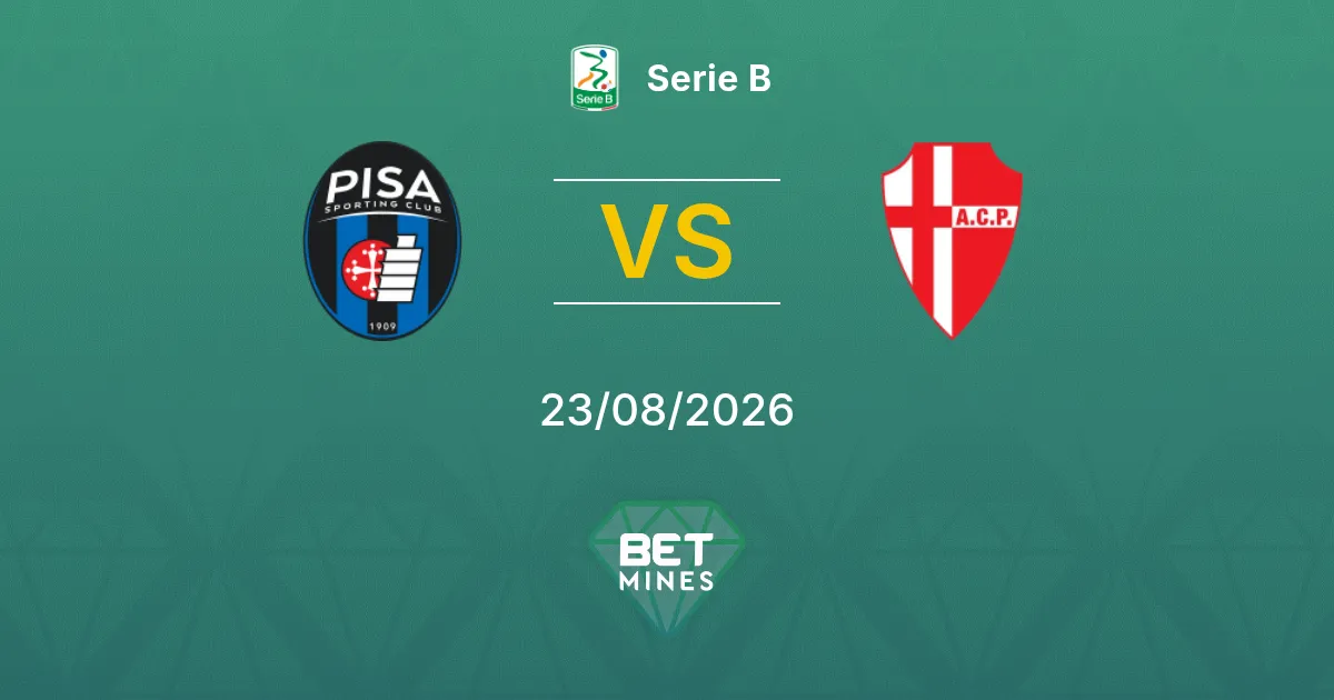 Pisa vs Calcio Padova Prediction: Match Preview and Analysis | Serie B 23-08-2026