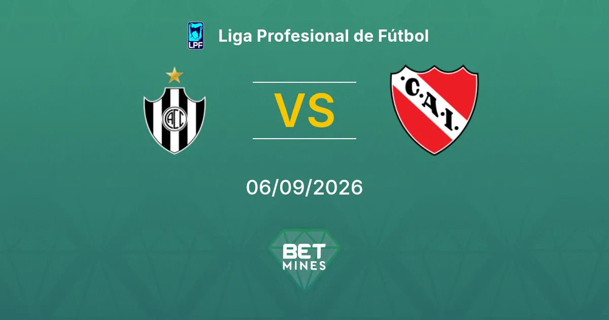Pronostic Central Córdoba SdE vs Independiente : Aperçu et analyse du match | Liga Profesional de Fútbol 06-09-2026