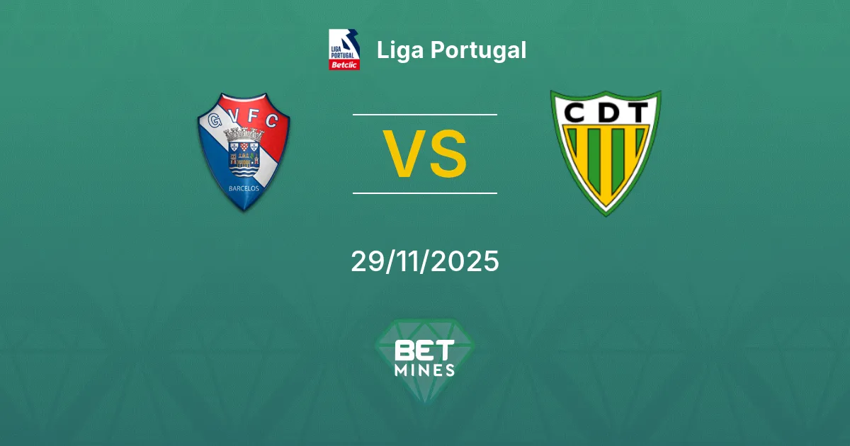 Gil Vicente vs Tondela Prediction: Match Preview and Analysis | Liga Portugal 29-11-2025