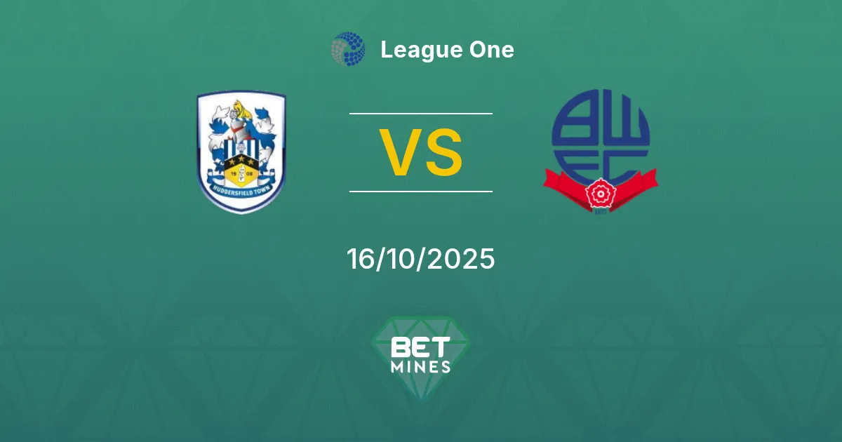 Huddersfield Town vs Bolton Wanderers Pronostico: Anteprima e Analisi della Partita | League One 16-10-2025