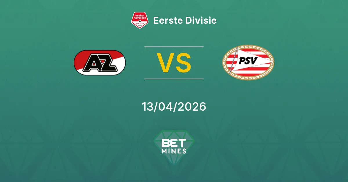 Jong AZ vs Jong PSV Pronóstico: Previa y Análisis del Partido | Eerste Divisie 13-04-2026