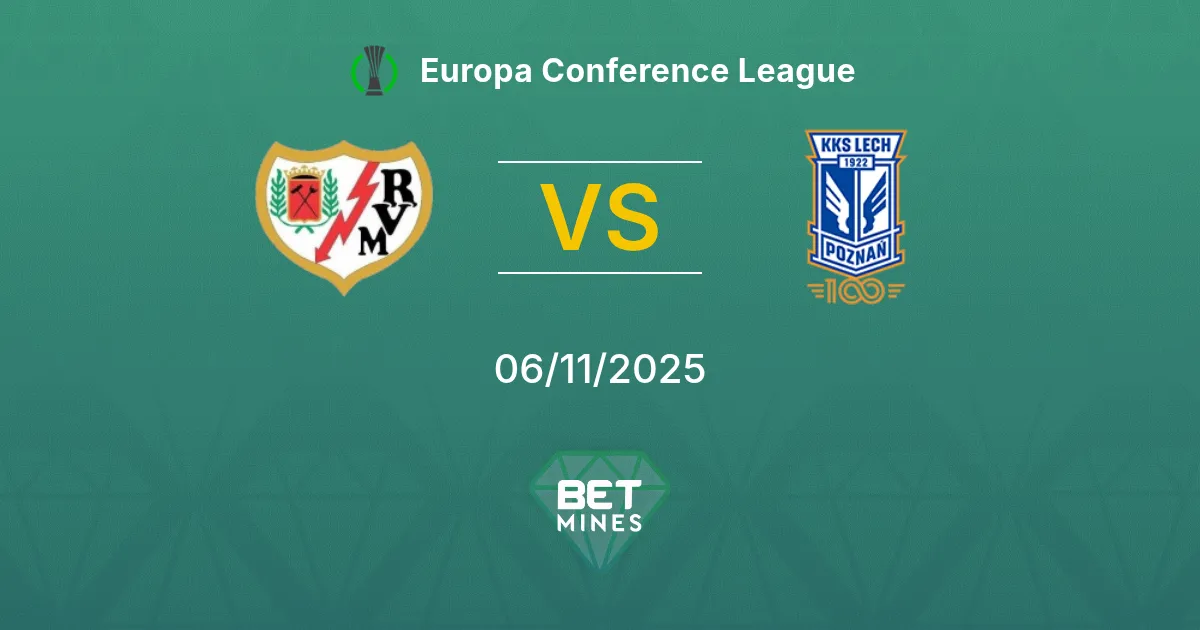 Rayo Vallecano vs Lech Poznań Prediction: Match Preview and Analysis | Europa Conference League 06-11-2025
