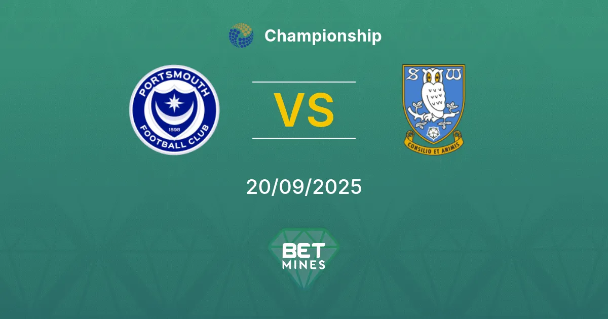 Portsmouth vs Sheffield Wednesday Pronostico: Anteprima e Analisi della Partita | Championship 20-09-2025