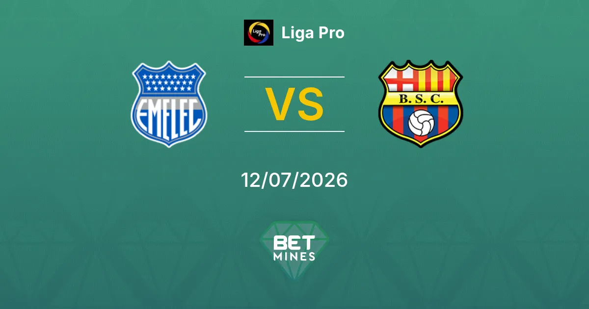 Emelec x Barcelona Guayaquil Palpite: Prévia e Análise da Partida | Liga Pro 12-07-2026