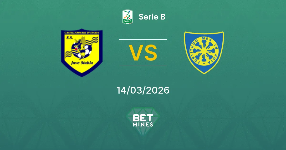 Juve Stabia vs Carrarese Pronóstico: Previa y Análisis del Partido | Serie B 14-03-2026