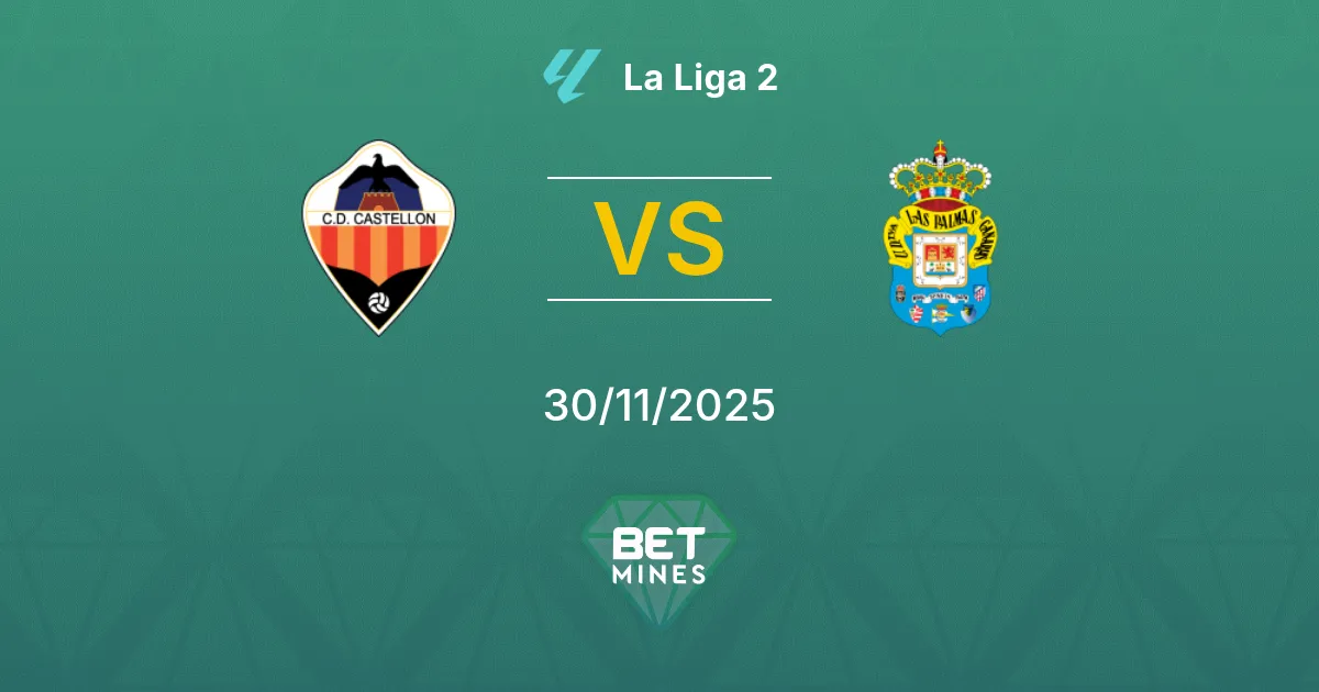 Castellón vs Las Palmas Prediction: Match Preview and Analysis | La Liga 2 30-11-2025