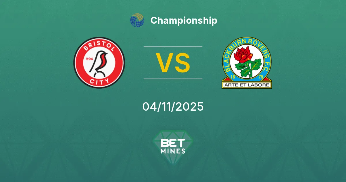 Bristol City vs Blackburn Rovers Prediction: Match Preview and Analysis | Championship 04-11-2025