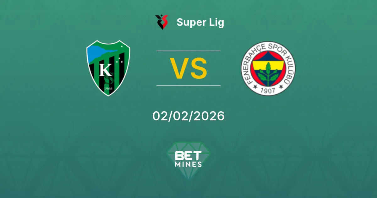 Kocaelispor vs Fenerbahçe Prediction: Match Preview and Analysis | Super Lig 02-02-2026