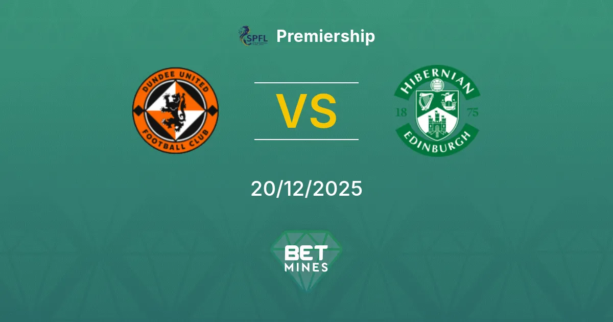 Dundee United vs Hibernian Pronostico: Anteprima e Analisi della Partita | Premiership 20-12-2025