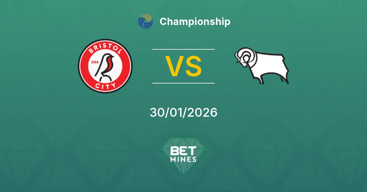 Bristol City vs Derby County Prediction: Match Preview and Analysis | Championship 30-01-2026