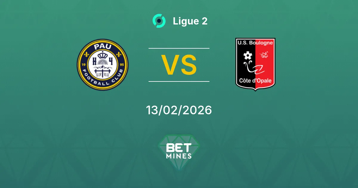 Pau vs Boulogne Prediction: Match Preview and Analysis | Ligue 2 13-02-2026