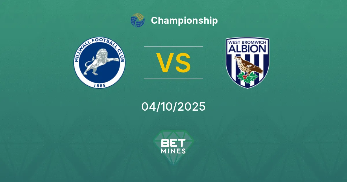 Millwall vs West Bromwich Albion Pronostico: Anteprima e Analisi della Partita | Championship 04-10-2025