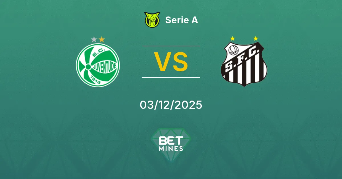 Juventude vs Santos Prediction: Match Preview and Analysis | Serie A 03-12-2025