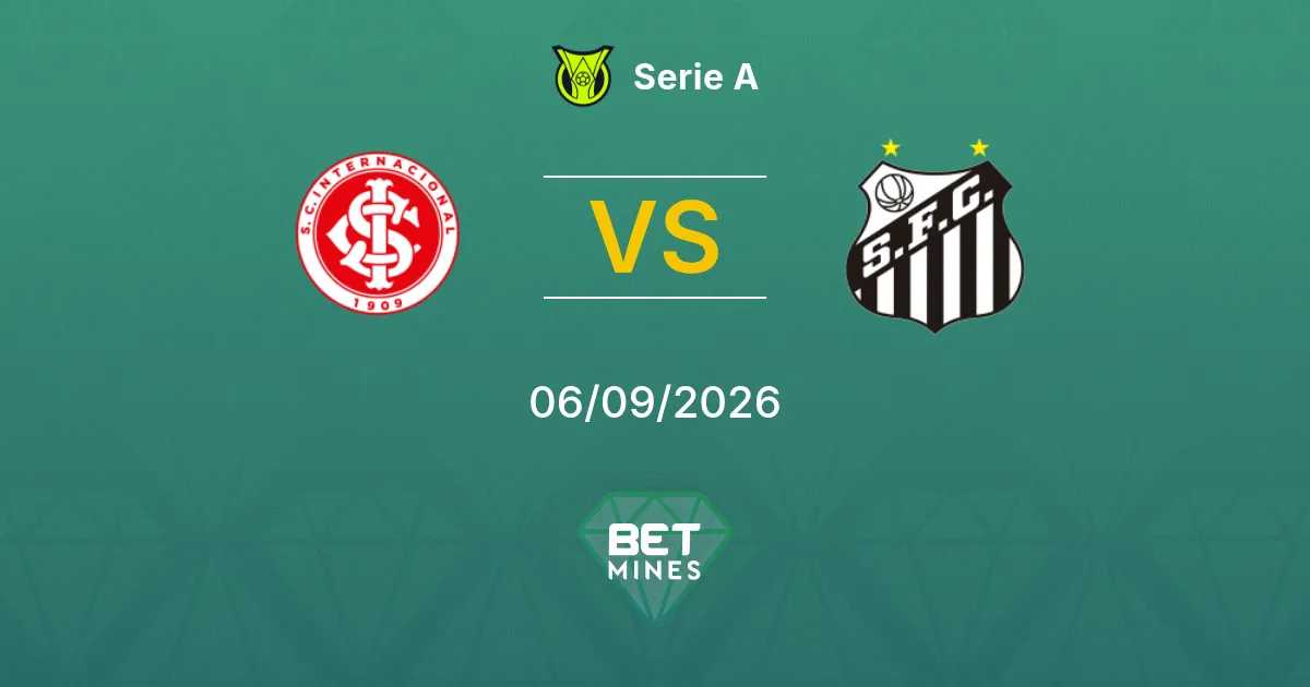 Internacional vs Santos Prediction: Match Preview and Analysis | Serie A 06-09-2026