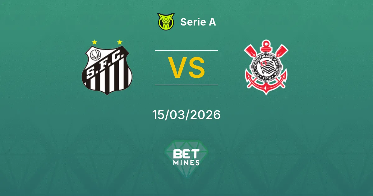 Santos vs Corinthians Prediction: Match Preview and Analysis | Serie A 15-03-2026
