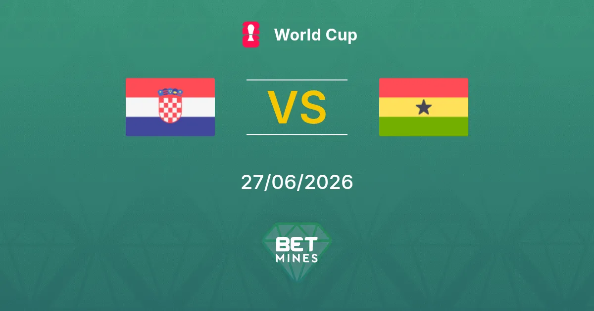 Croatia vs Ghana Prediction: Match Preview and Analysis | World Cup 27-06-2026