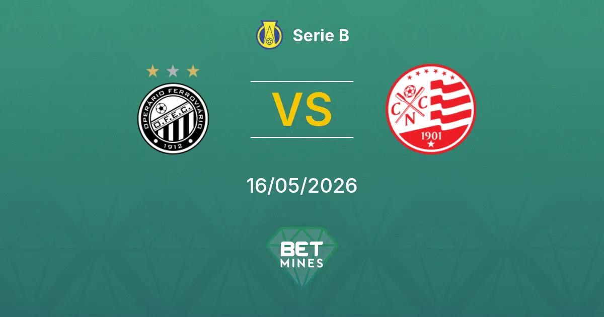 Operário PR vs Náutico Pronostico: Anteprima e Analisi della Partita | Serie B 16-05-2026