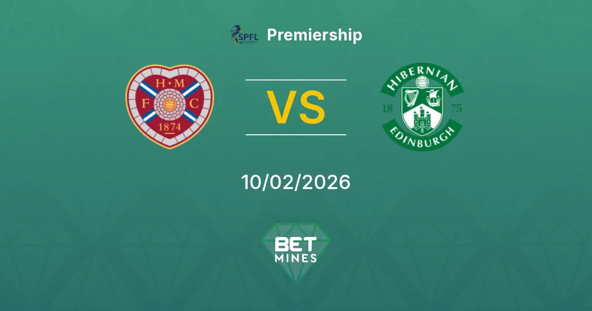 Hearts vs Hibernian Prediction: Match Preview and Analysis | Premiership 10-02-2026