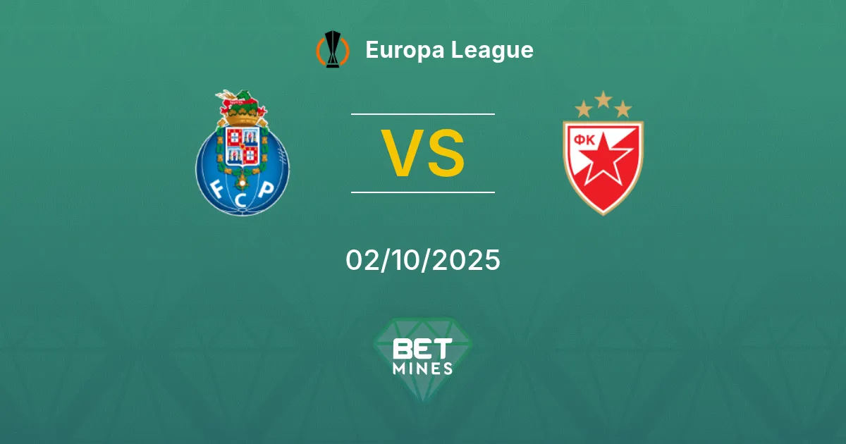 Porto vs Stella Rossa Pronostico: Anteprima e Analisi | Europa League 02-10-2025