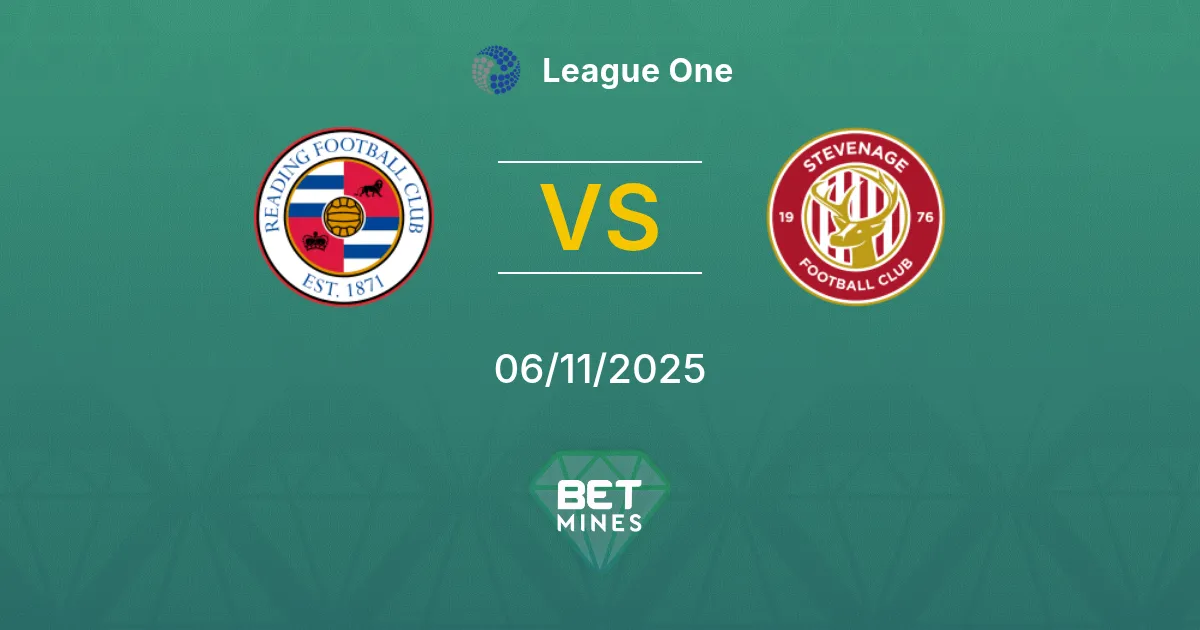 Reading vs Stevenage Prediction: Match Preview and Analysis | League One 06-11-2025