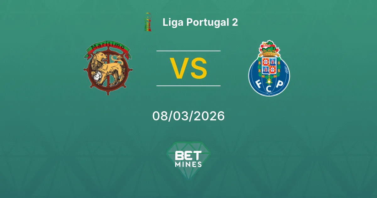Marítimo vs Porto II Prediction: Match Preview and Analysis | Liga Portugal 2 08-03-2026