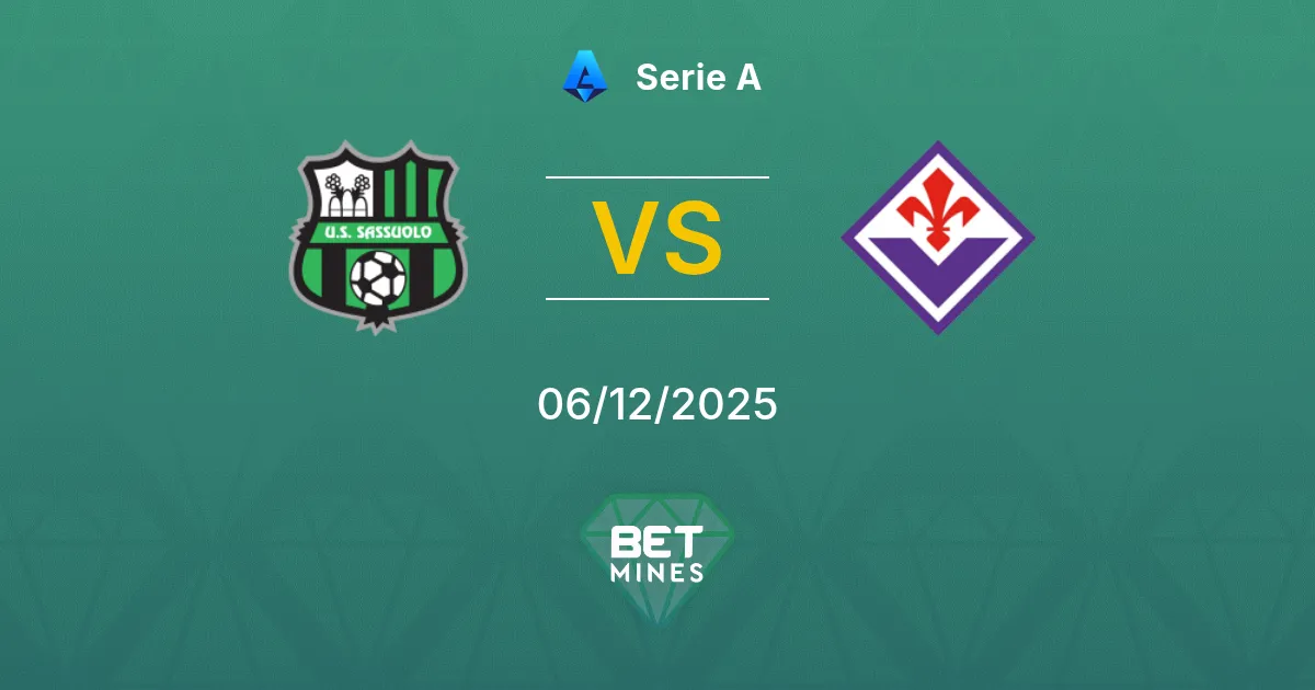 Sassuolo vs Fiorentina Prediction: Match Preview and Analysis | Serie A 06-12-2025