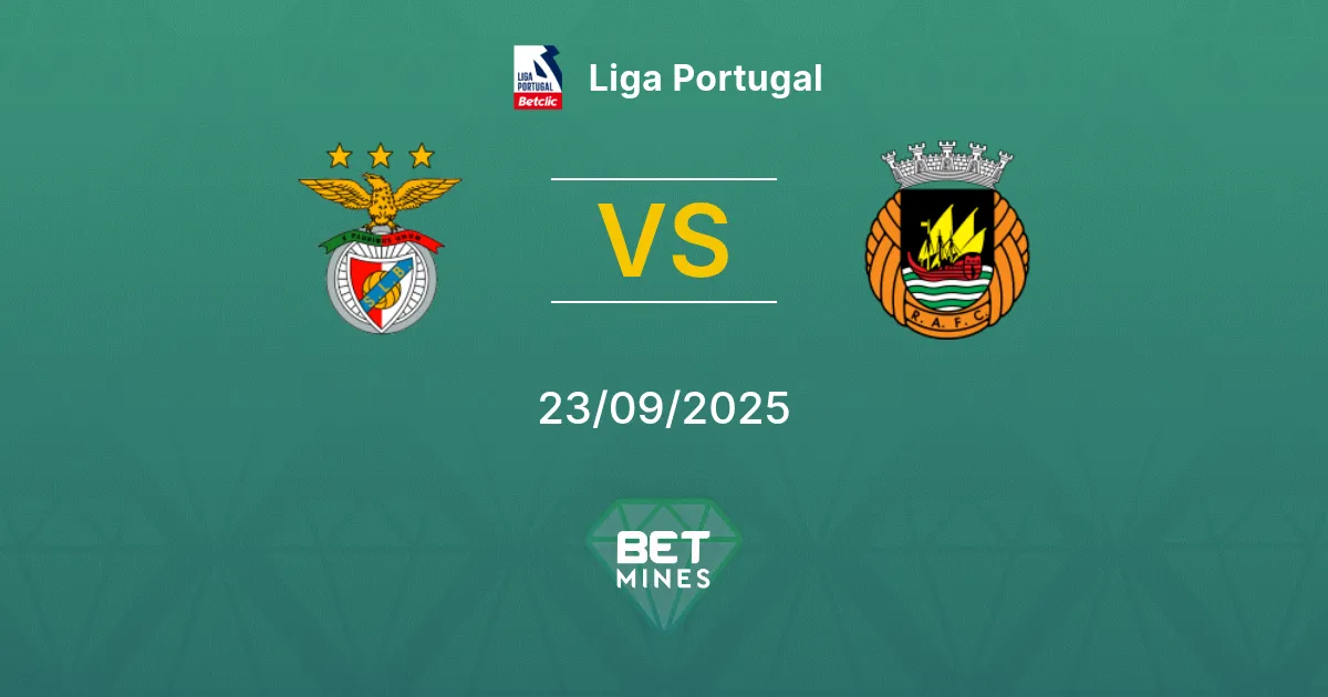 Benfica vs Rio Ave Prediction: Match Preview and Analysis | Liga Portugal 23-09-2025