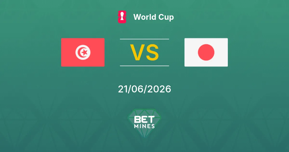 Túnez vs Japón Pronóstico: Previa y Análisis del Partido | Copa del Mundo 21-06-2026