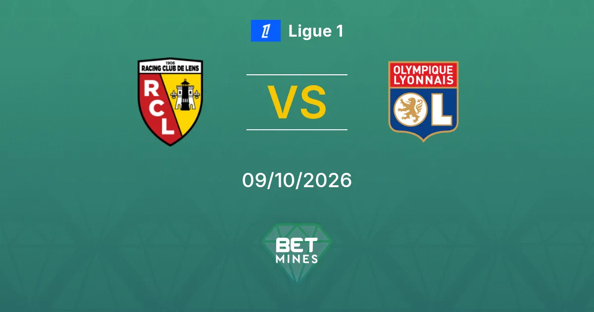 Lens vs Olympique Lyonnais Prediction: Match Preview and Analysis | Ligue 1 09-10-2026